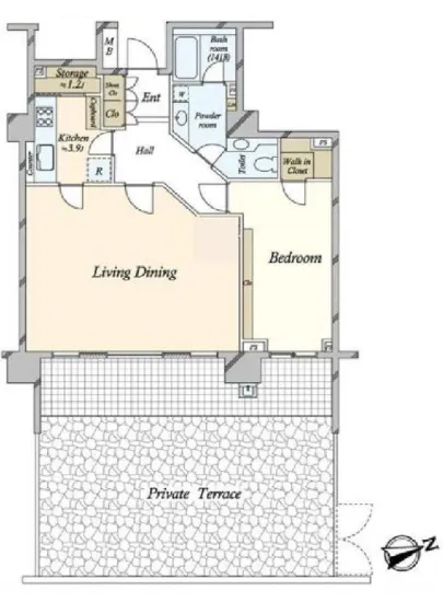 パークコート元麻布ヒルトップレジデンス 1F