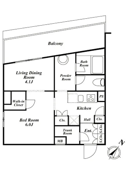 エスコートノヴェル広尾 3F