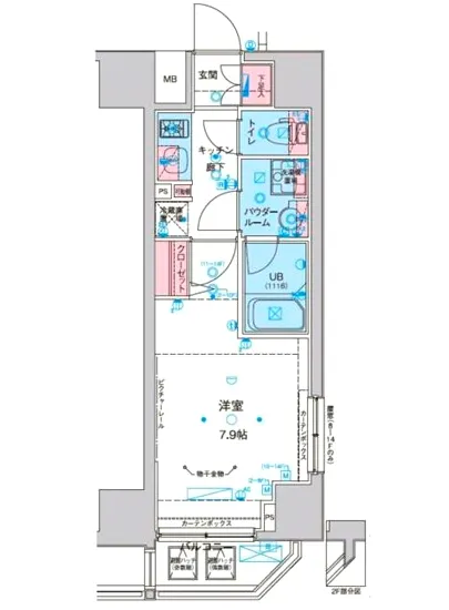 ジェノヴィア麻布十番グリーンヴェール 301