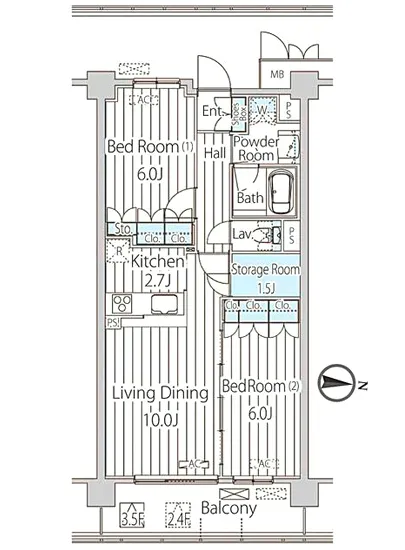 フェールメゾン西大島 510