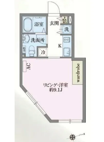 ルクレ東新宿 203