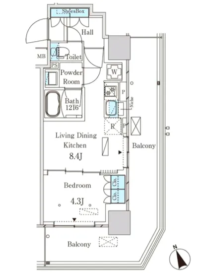 パークアクシス大塚ステーションゲートタワー 1702