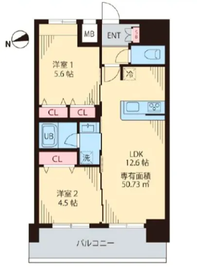 ルカナル門前仲町 502