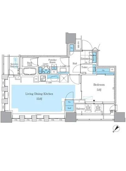 パークアクシス月島マチュアスタイル 1003