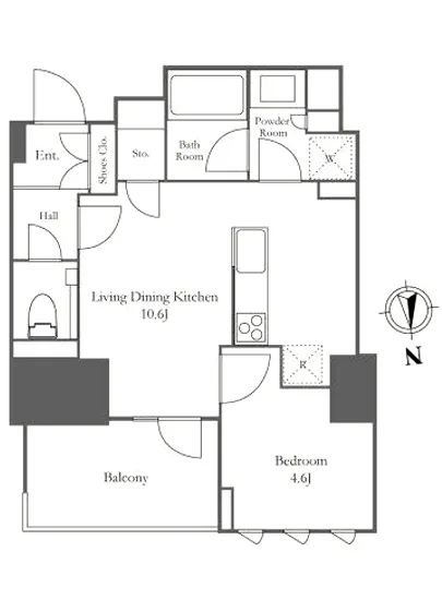 プラウド新宿牛込柳町 2F