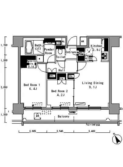 パークアクシス浅草橋 1002