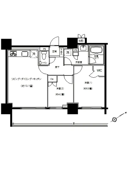 リビオ五反田プラグマGタワー 1605