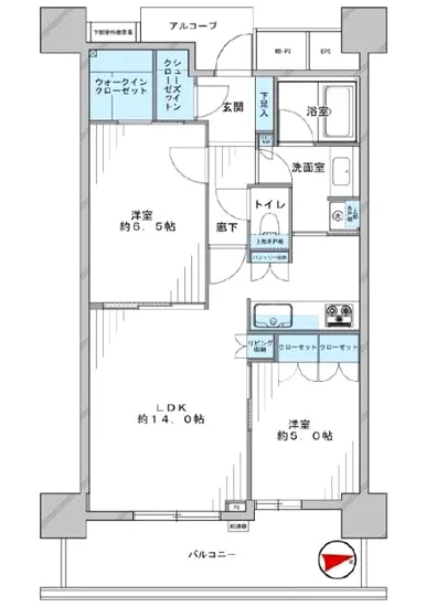 ブリリアタワー品川シーサイド 9F
