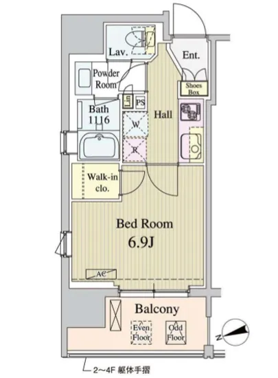 パークナードフィット新富町 601