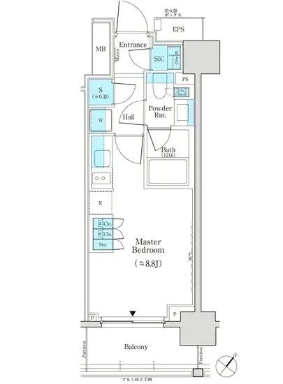 パークリュクス日本橋大伝馬町 303