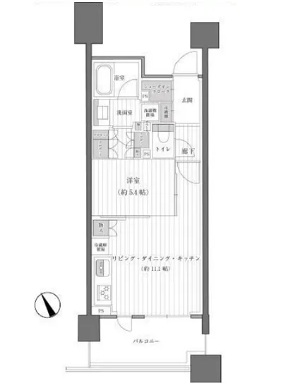 クレヴィアタワー目黒不動前 5F