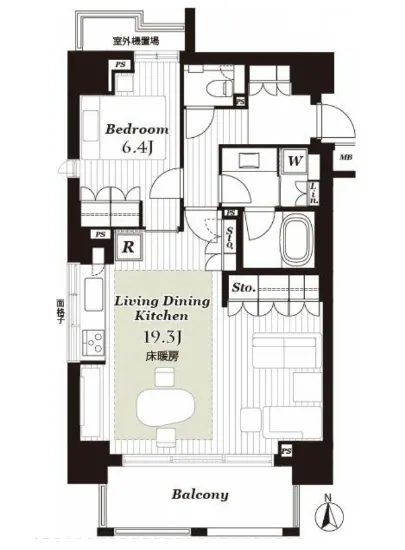 パークハウス麻布十番アーバンス 3F