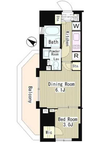 パークリュクス渋谷北参道mono 601
