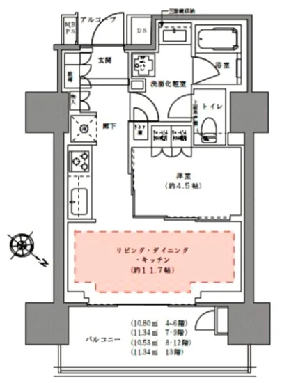 プラウド渋谷本町 7F