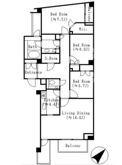 アプリーレ高輪台 206