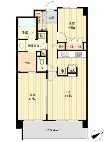 HF若林公園レジデンス 202