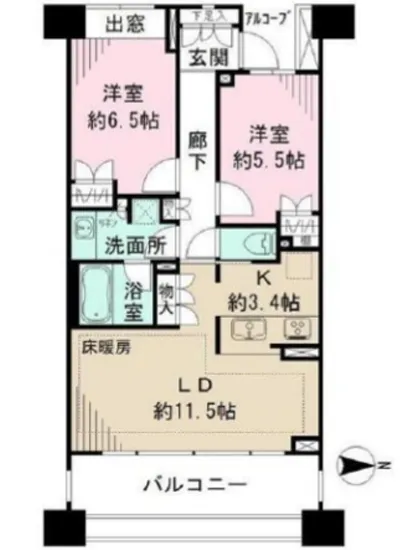 パークハウス清澄白河リバーサイド 5F