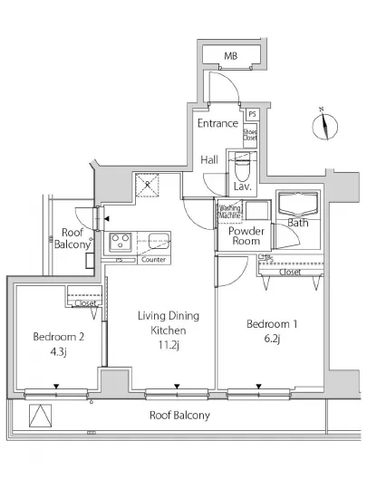 カーサスプレンディッド麻布十番駅前 502