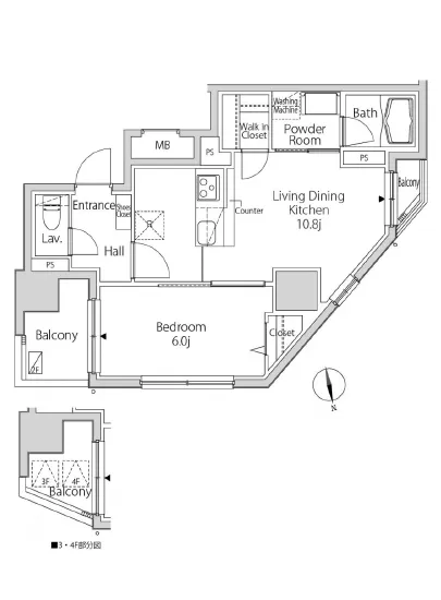 カーサスプレンディッド麻布十番駅前 403