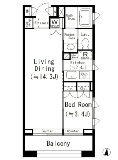 住吉コートクイースト 1303