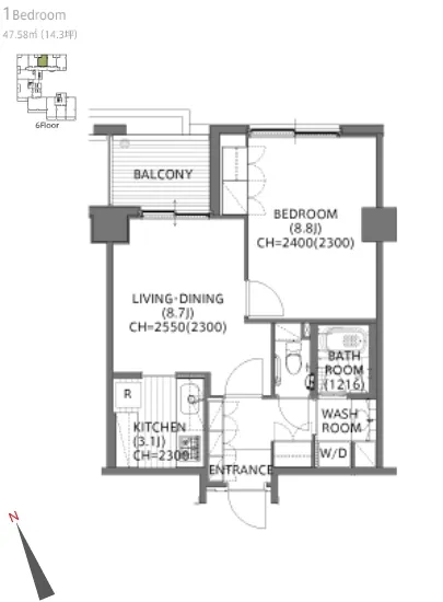 六本木ヒルズレジデンスA棟 609