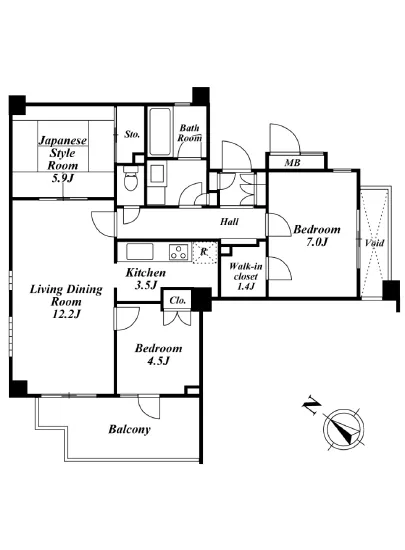 プライムアーバン新宿夏目坂タワーレジデンス 108