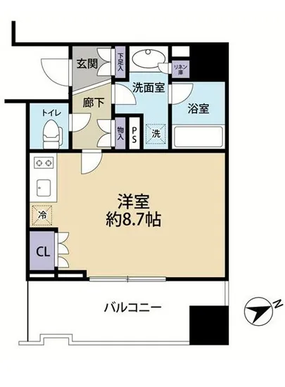 クレヴィアタワー大井町ザレジデンス 201