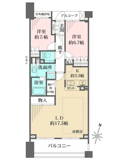 パークハウス旗の台六丁目 205