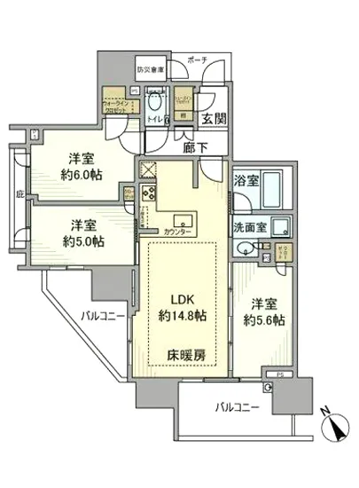 シティハウス東池袋 701