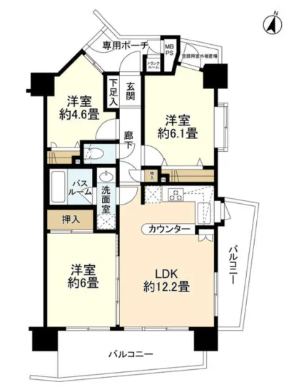 ライオンズステージ麻布 7F