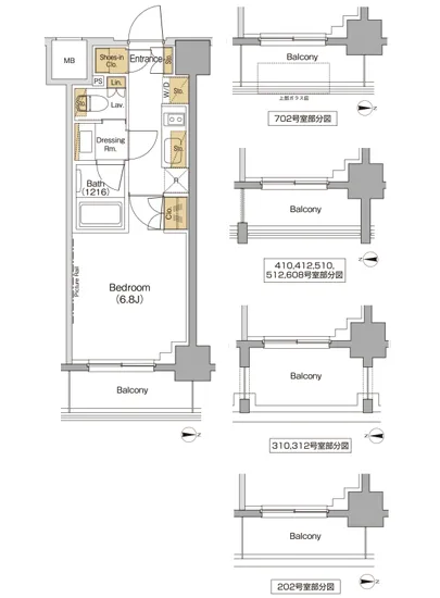 ザ・パークハビオ西大井 602