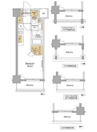 ザ・パークハビオ西大井 405