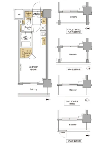 ザ・パークハビオ西大井 610