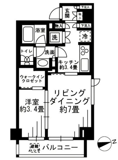 イニシアイオ新宿夏目坂 206