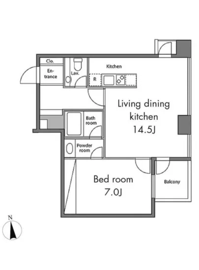 レジディアタワー麻布十番 1305