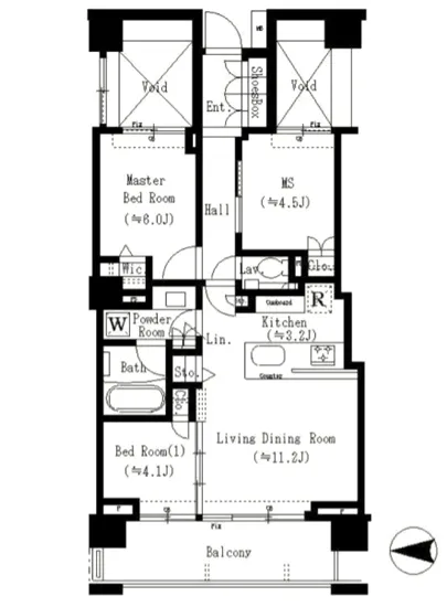 パークホームズ自由が丘 203