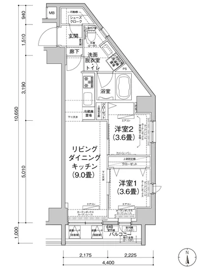 ティモーネ浅草リーヴァ 1002