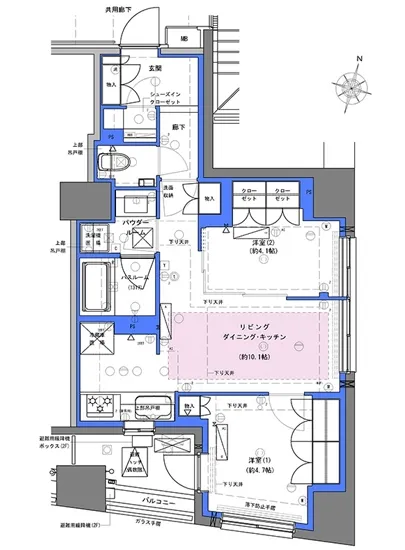 ディームス大手町ノース 1105