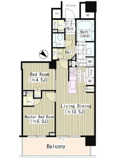 パークホームズ豊洲ザレジデンス 12F