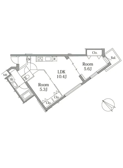 プラティーク大森山王 202