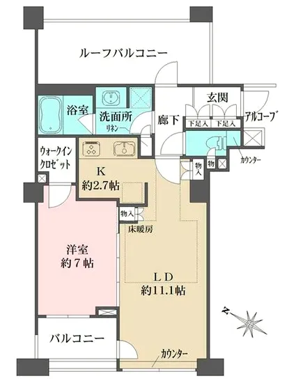 用賀パークハウス 504