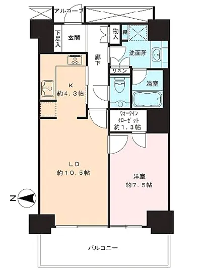Wコンフォートタワーズウエスト W-12F