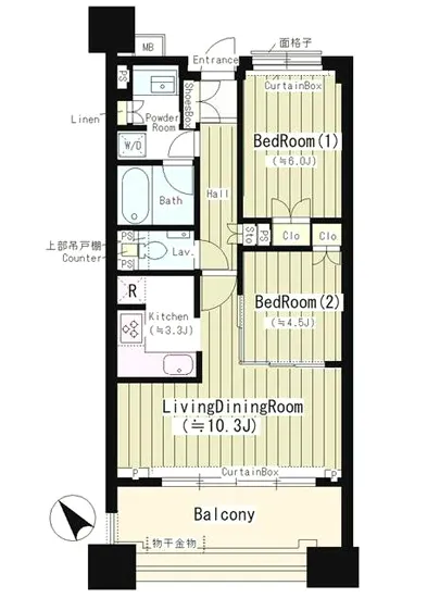 クレヴィアタワー目黒不動前 1505