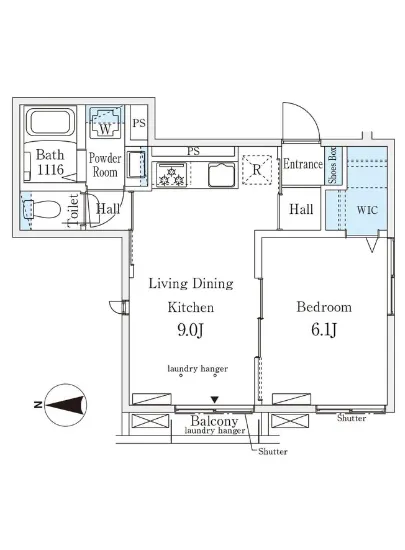 グラスヒルズ高輪 W-101