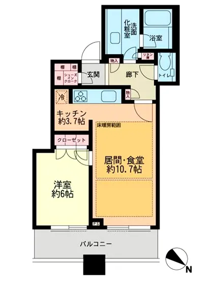 プラウドタワー千代田富士見 7F