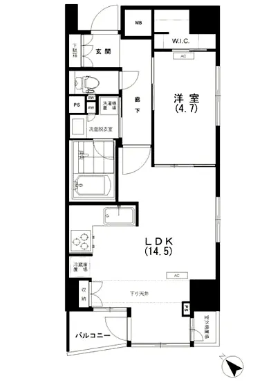 イクシア文京千駄木 2F