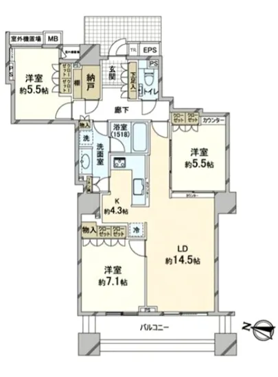 グランドメゾン三軒茶屋の杜 9F
