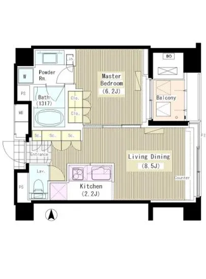 ランテンヌ四谷 405