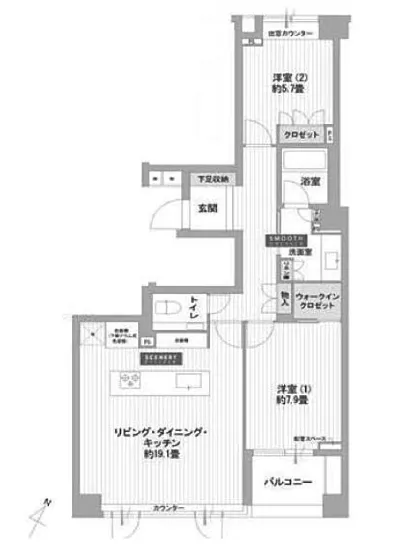 パークハウス麻布笄町 2F