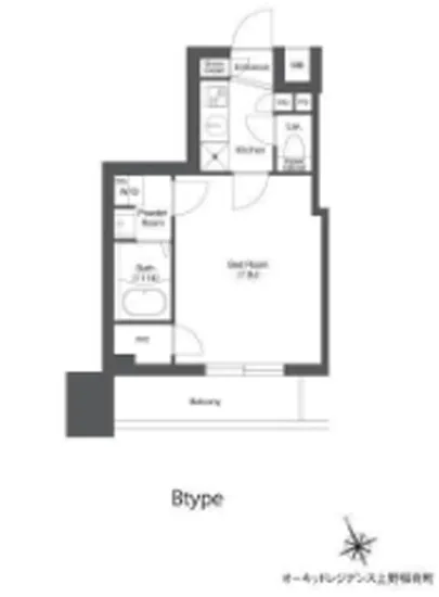 オーキッドレジデンス上野稲荷町 404